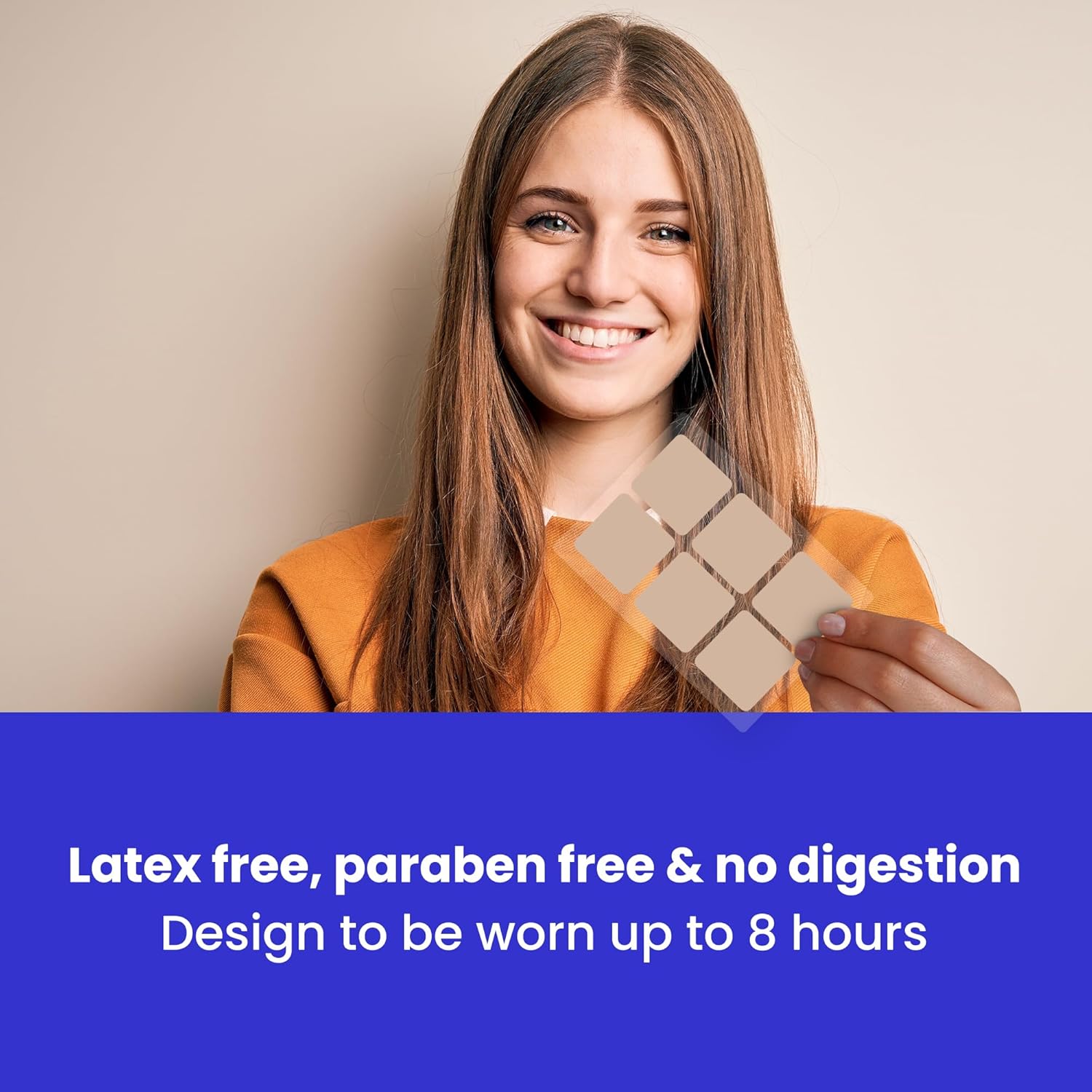 MONIER Glutathione Patches (Pack of 60) - 100% Natural Patch for Women and Men - with Magnesium - Energy, Focus & Body Support - Enhanced Formula - Image 3