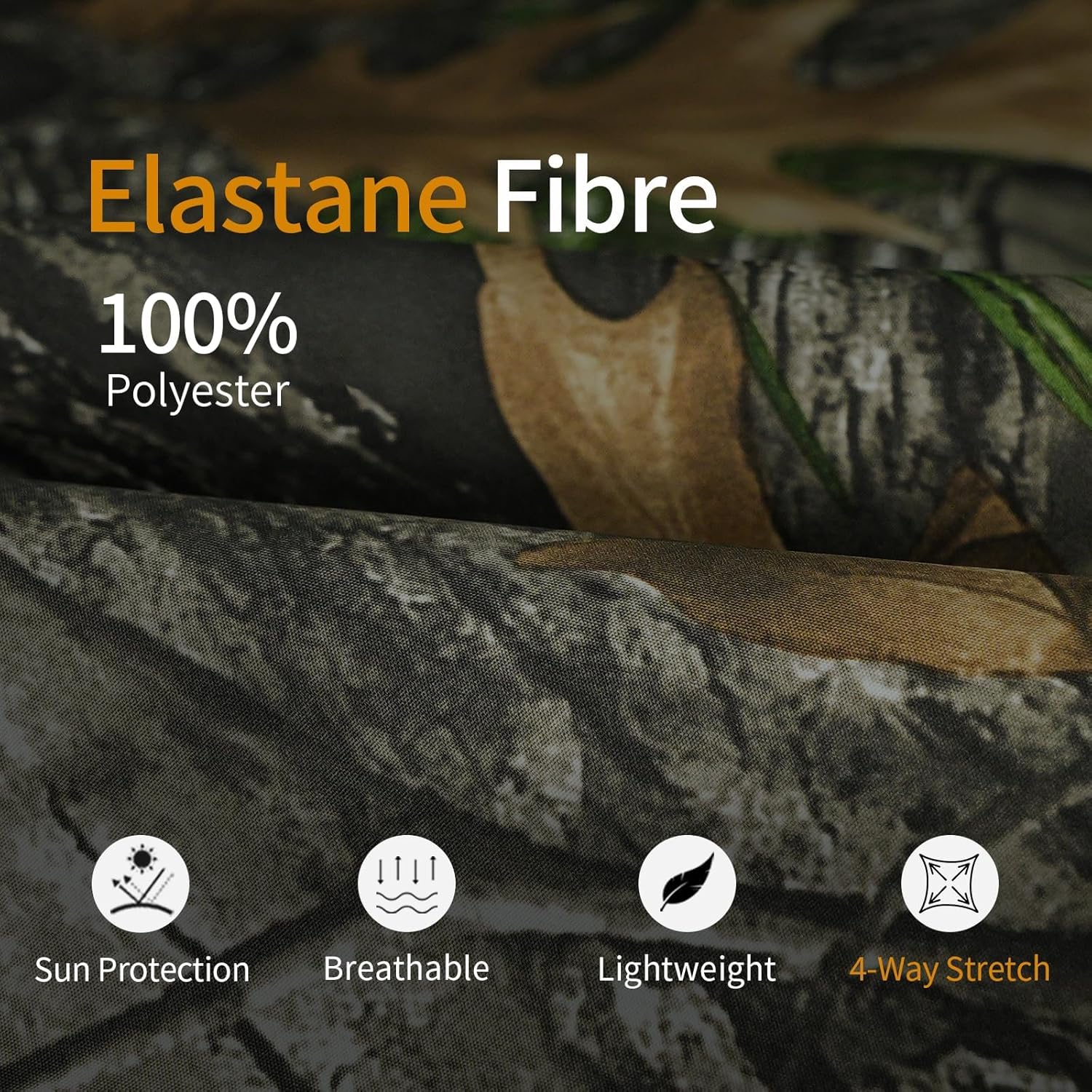 LOOGU Men's Camo Shirt Lightweight Turkey Hunting Shirt Camouflage Shirts for Men Long Sleeve Shirt - Image 8