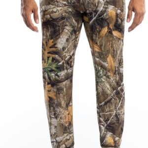 Realtree Mens Polyester Performance Baselayer Thermal Underwear Long Johns Bottom