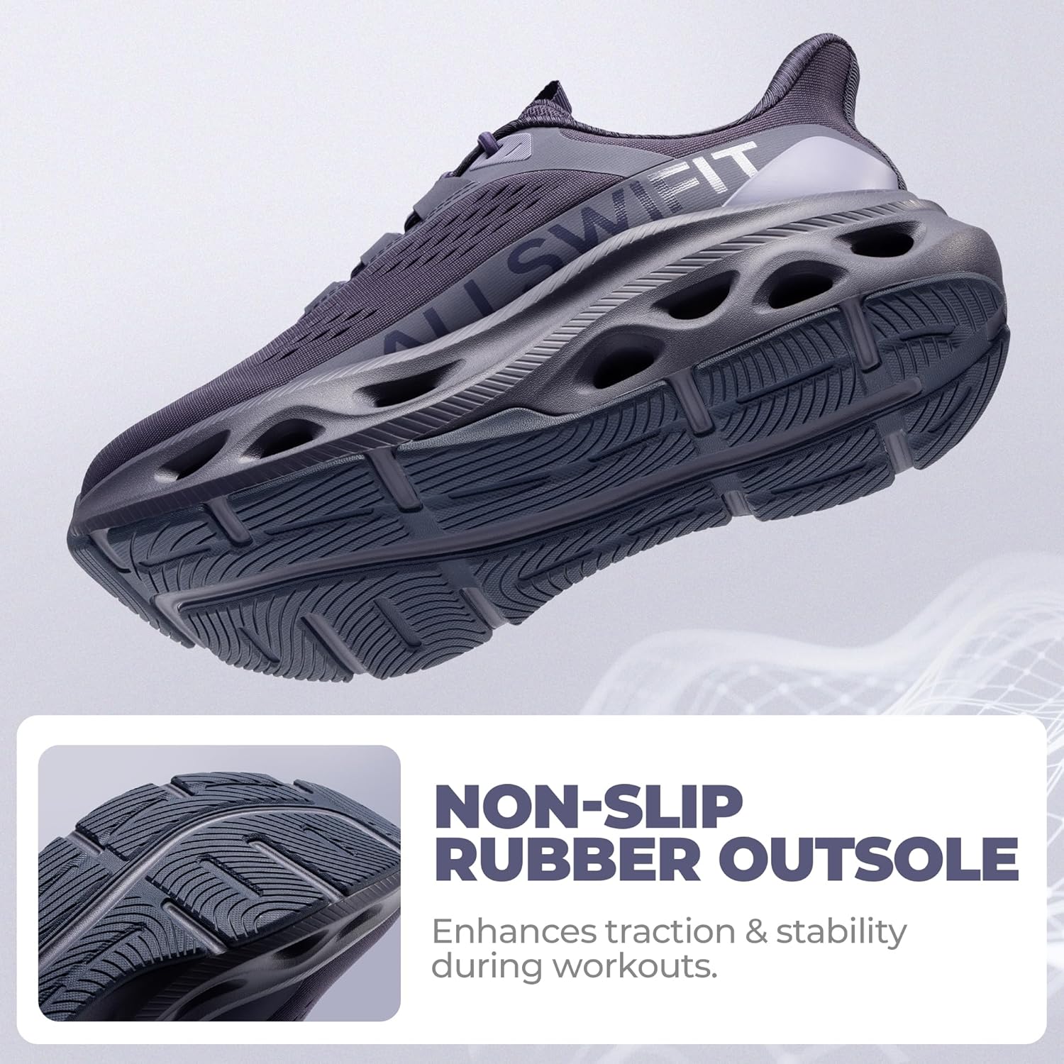 Women's Slip On Walking Shoes Cushioning Hands Free Non Slip Breathable Comfort Workout Running Jogging Gym Athletic Tennis MoveSlide Fashion Sneakers - Image 6