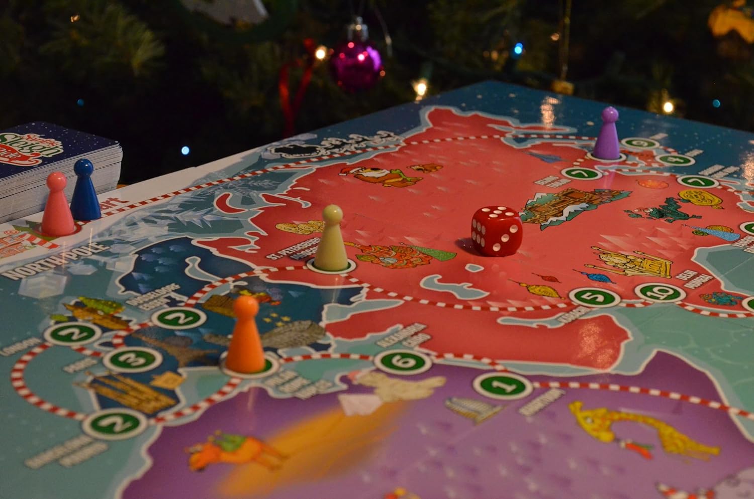 Santa's Sleigh Ride - Educational Christmas Board Game for 2-6 Players, Ages 5+ - Image 6