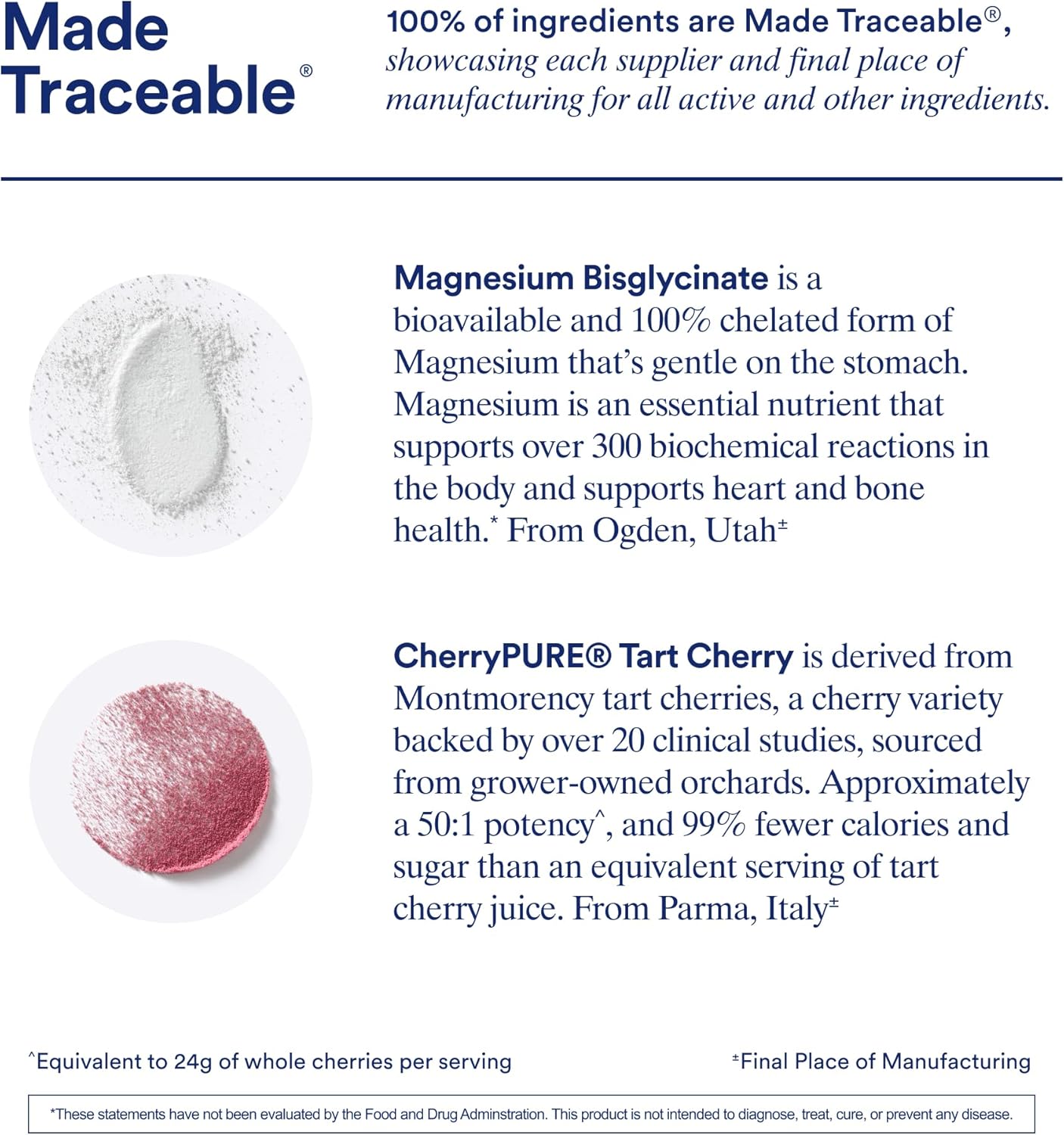 Ritual Magnesium+ Drink Mix Supplement | 2-in-1 Science-Backed Tart Cherry & Gentle on Stomach Magnesium Bisglycinate | Formulated for Mind & Muscle Relaxation | Supports Sleep & Calm | 30 Servings - Image 5