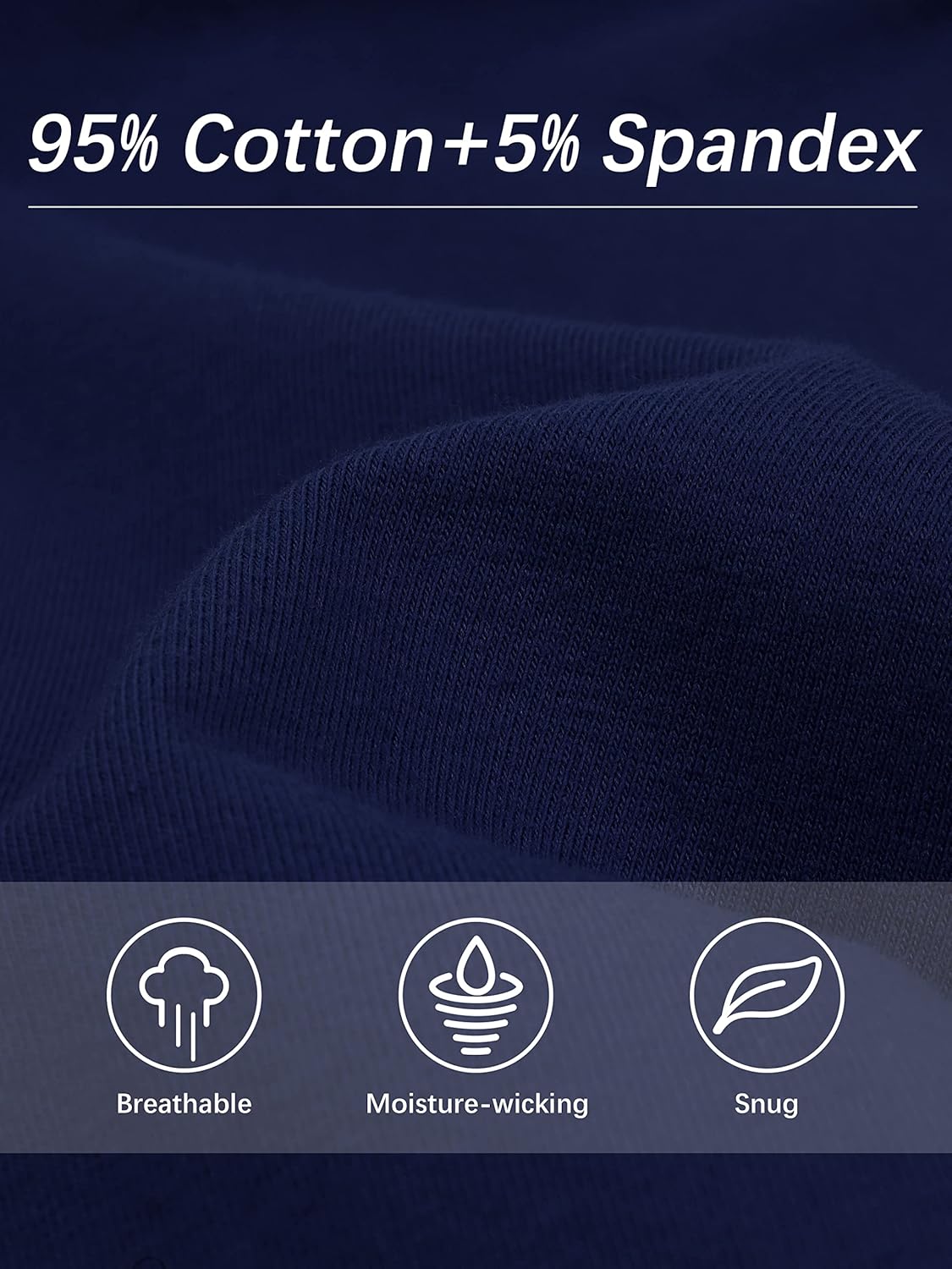 Poroka 5 Pack Boy Shirts Toddler Short Sleeve Cotton T-Shirt Cloth Summer Crew Neck Tops for Kids - Image 4