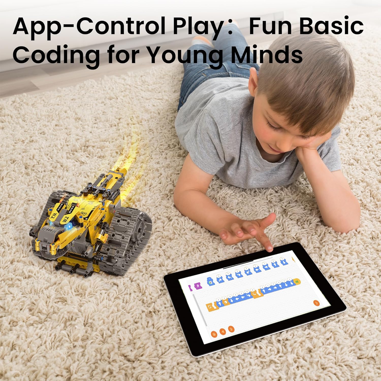 Sillbird Robot Building Kit with Remote Control Gifts for Kids Boys Ages 8-13, Coding STEM Robotic Technic Racer Car Toys for Birthday, Build 6in1 Model with 631 Pieces - Image 4