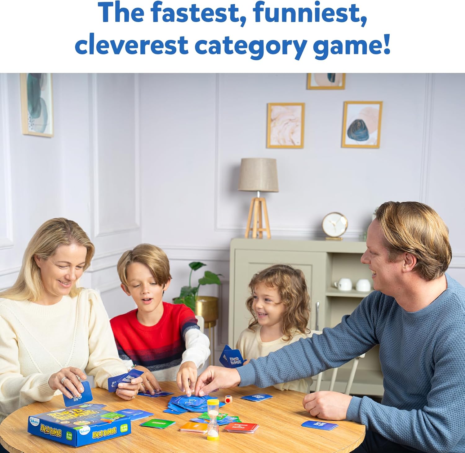 Skillmatics Rapid Rumble - Fast-Paced Board Game for Kids, Teens & Adults, Family Game Night & Educational Toy, Quick-Thinking Card Game, Classroom Valentine’s Day Gift for Ages 6, 7, 8, 9 & Up - Image 2