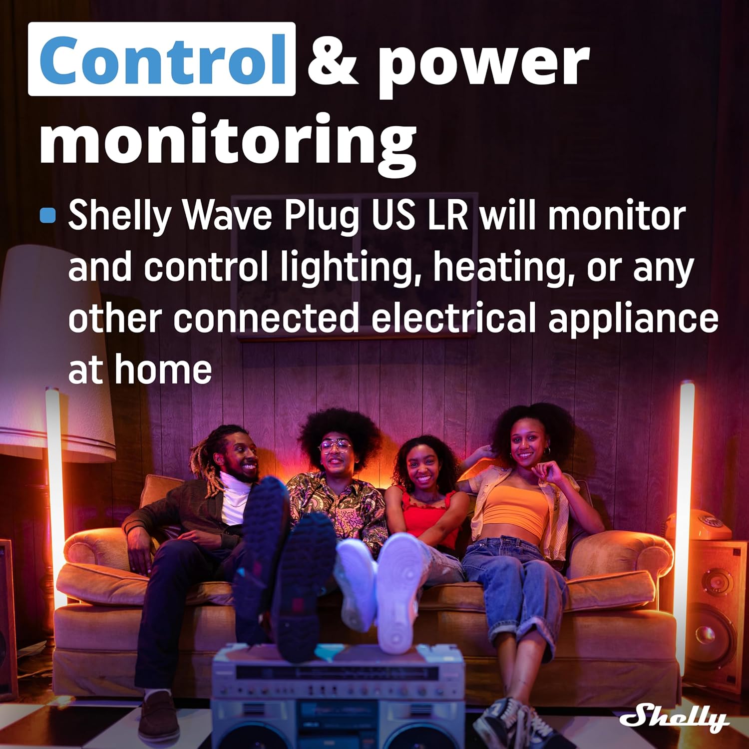 Shelly Wave Plug US LR | Z-Wave Long Range Smart Plug with Power Monitoring 15 A | Home Automation | iOS Android App | Low Power Consumption | Smart Schedules & Scenes | Bulletproof Security - Image 7