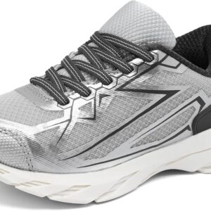 HOMEHOT Boys Girls Lightweight Breathable Sneakers Strap Athletic Tennis Shoes for Running Walking (Toddler/Little Kid/Big Kid)