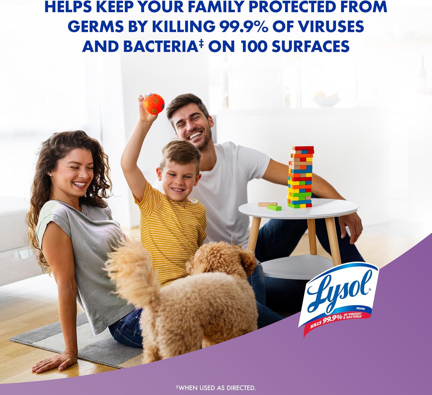 Lysol Disinfectant Spray, Sanitizing and Antibacterial Spray, For Disinfecting and Deodorizing, Lavender & Cotton Blossom Scent, 19 Oz (Pack of 2) - Image 7