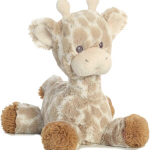 Aurora® Snuggly Loppy Giraffe™ Baby Stuffed Animal – Comforting Companion – Imaginative Play – Brown 8 Inches
