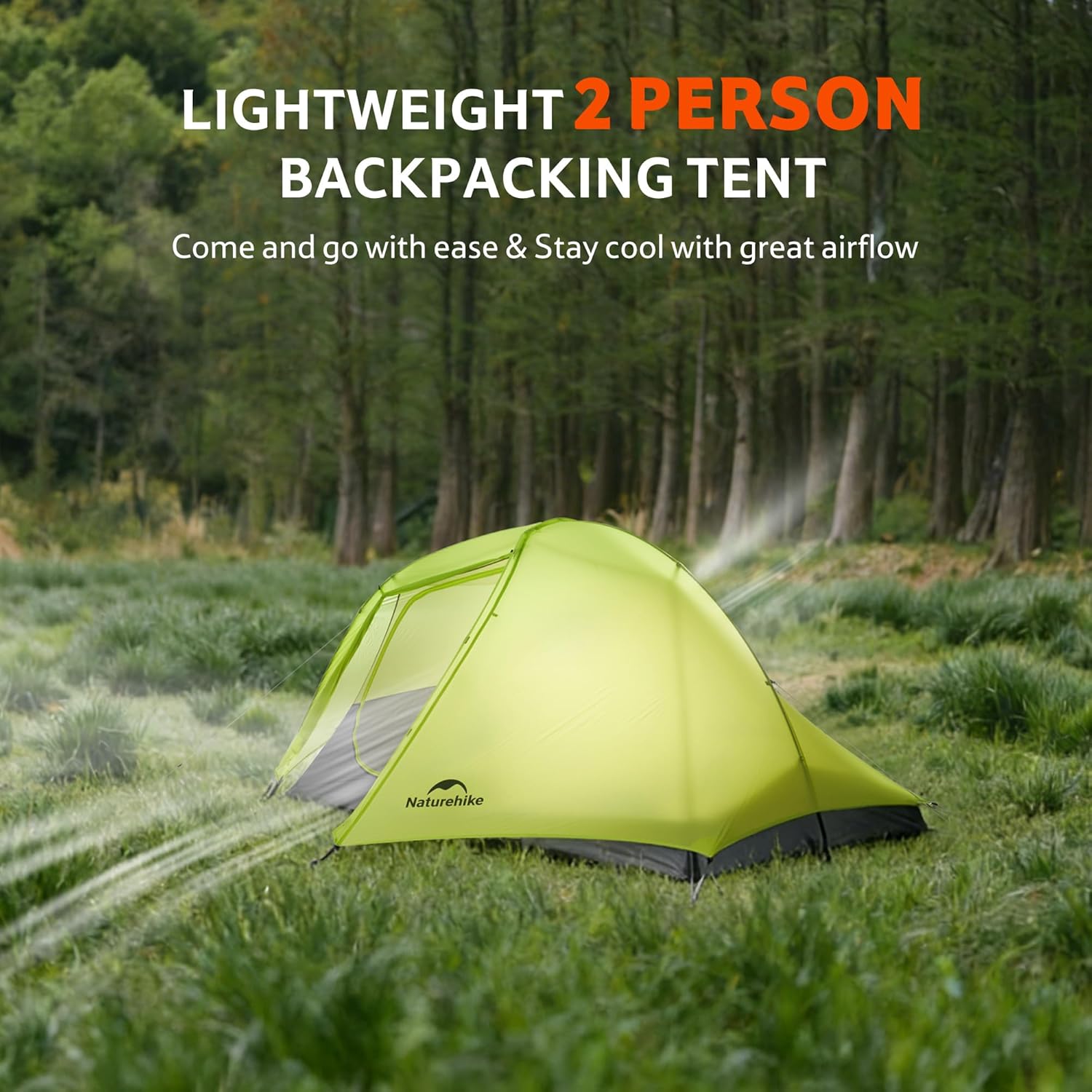 Naturehike Star Trail Ultralight Backpacking Tent, 2.3lb One Person Tent, 2.76 lb 2 Person Tents for Camping - Image 8