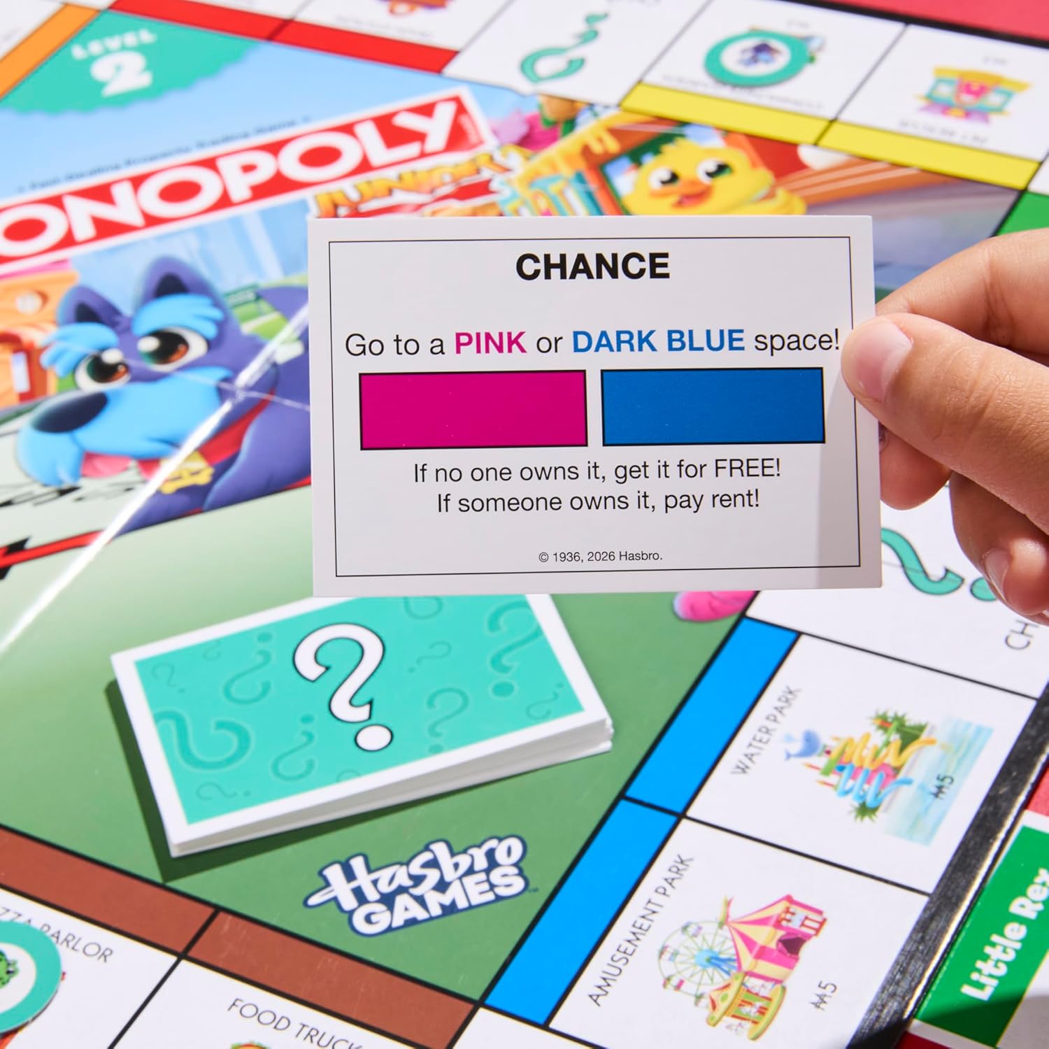 Monopoly Junior Board Game (2026 Edition) | 2 Games in 1 for Younger Kids, 2-Sided Board | Ages 4+ | 2-4 Players | 20 Mins. | Gifts for Preschoolers - Image 6