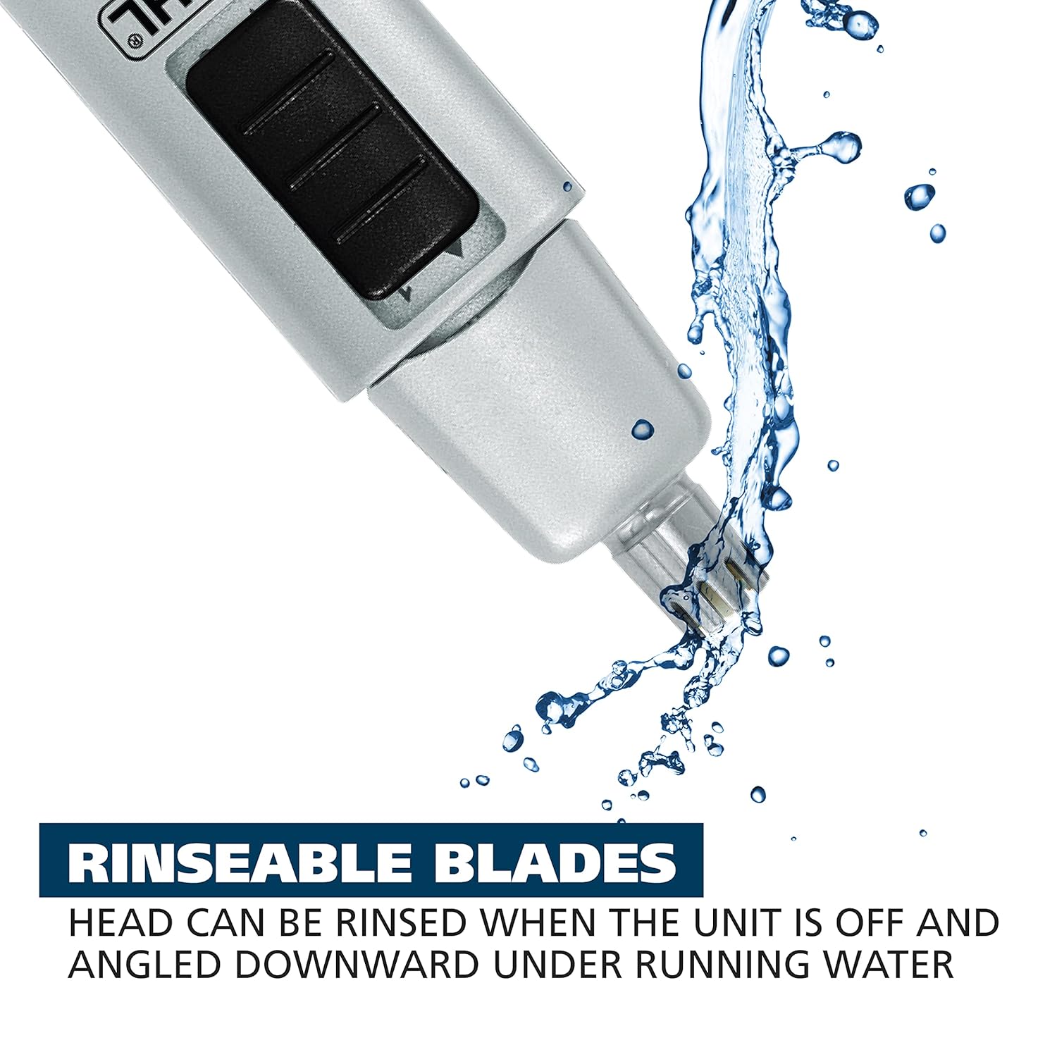 Wahl Beard Trimmer for Men - Battery Operated Facial Hair Grooming Set for Mustaches, Beard, Neckline, Light Detailing and Grooming with Bonus Battery Nose & Ear Hair Trimmer - Model 5537-420 - Image 6