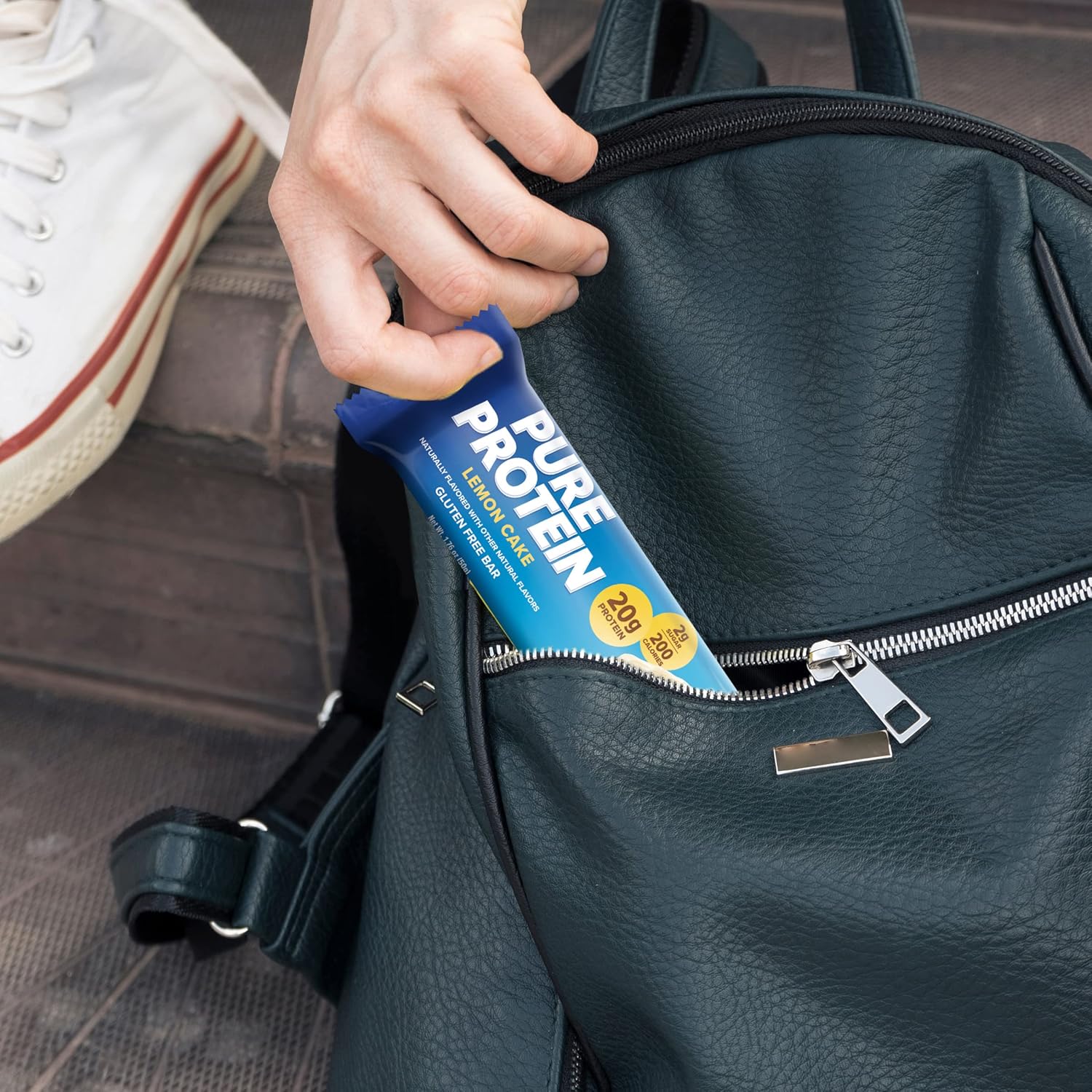 Pure Protein Pure Protein Bars, High Protein, Nutritious Snacks To Support Energy, Lemon Cake, 12 Count, 12 Count - Image 6