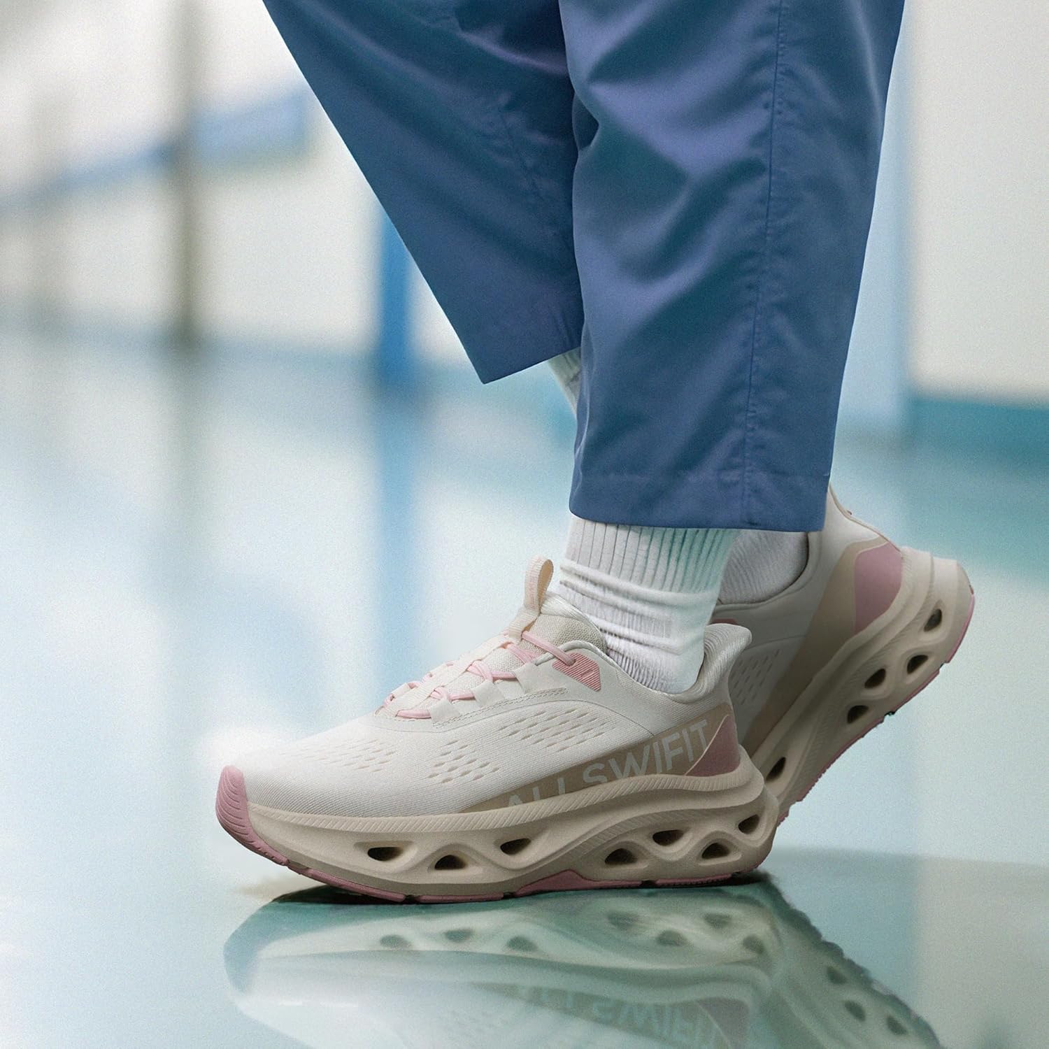 Women's Slip On Walking Shoes Cushioning Hands Free Non Slip Breathable Comfort Workout Running Jogging Gym Athletic Tennis MoveSlide Fashion Sneakers - Image 9