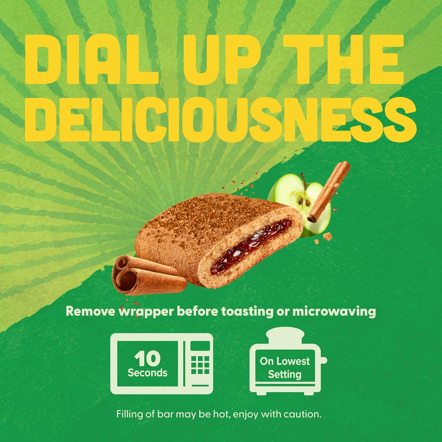 Pure Protein Apple Cinnamon Soft Baked Protein Bars – 12g Protein, 7g Fiber, Whole Grain Breakfast Bars, High Fiber, Individually Wrapped Protein Snacks for On-the-Go – 10 Count - Image 6