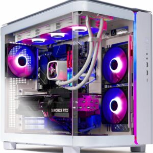 Skytech Gaming King 95 Gaming PC, AMD Ryzen 7 9700X 3.8GHz, NVIDIA RTX 5070 12GB VRAM, 1TB Gen4 NVMe SSD, 16GB DDR5 RAM 6000, 850W Gold ATX 3 PSU, 360 ARGB AIO, WI-FI 5, Windows 11, Desktop