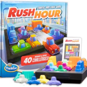 ThinkFun Rush Hour Traffic Jam Logic Game – Engaging STEM Toy for Kids Age 8 and Up – Enhances Reasoning & Planning Skills – MESH Accredited – 20+ Awards – Trusted Worldwide Seller for Over 20 Years