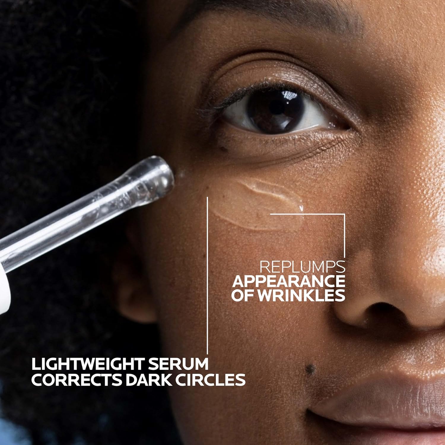 La Roche-Posay Hyalu B5 Eye Serum with Hyaluronic Acid & Caffeine for Dark Circles, Hydrating Serum for Dark Circles and Wrinkles with Roller Ball Applicator, Replumps Under Eye, Fragrance Free - Image 4