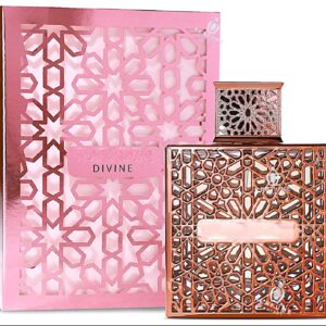 Divine Floral, Gourmand, Floral-Oriental, Woody – Eau de Parfum Spray Long-Lasting Fragrance for Unisex, 3.4 Ounce / 100 ml