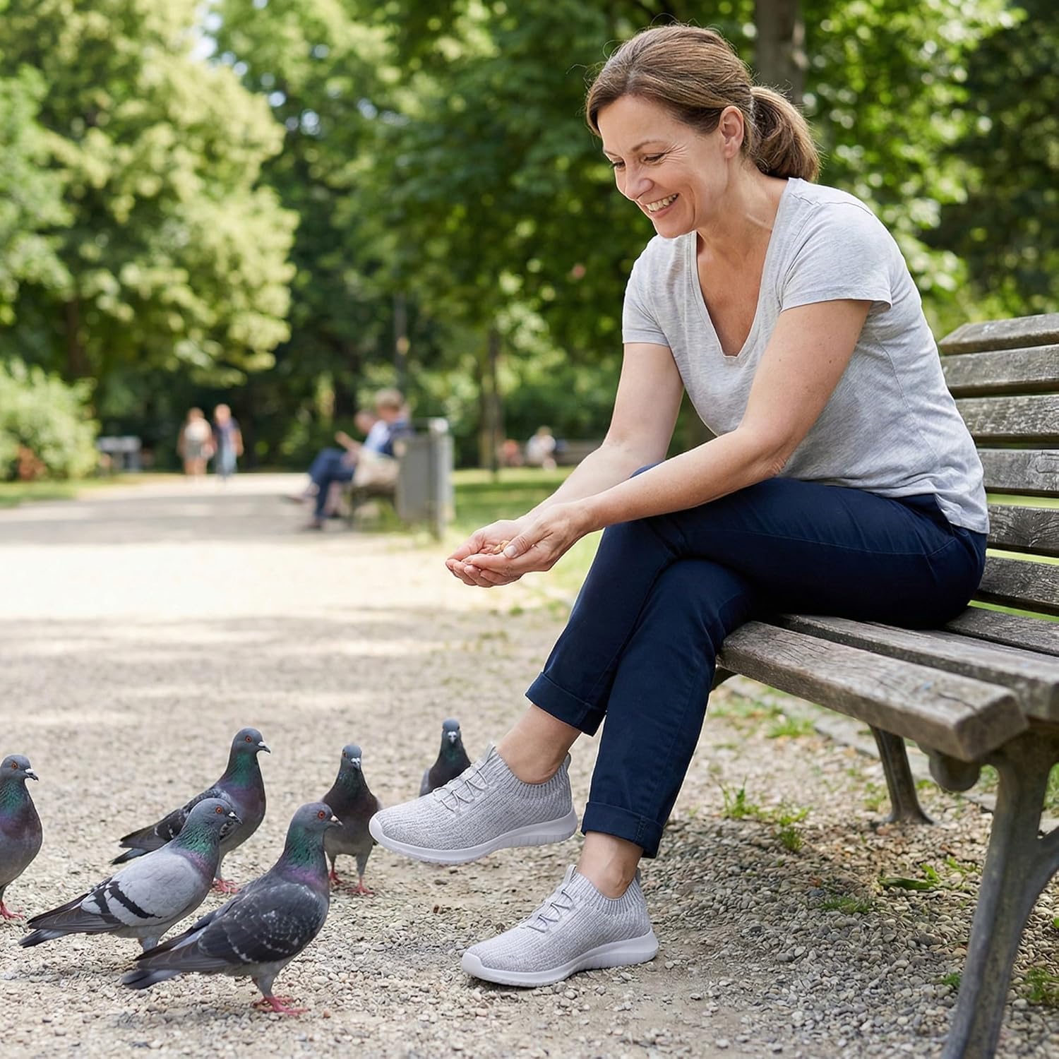 TIOSEBON Women's Slip On Walking Shoes Lightweight Casual Running Sneakers - Image 5