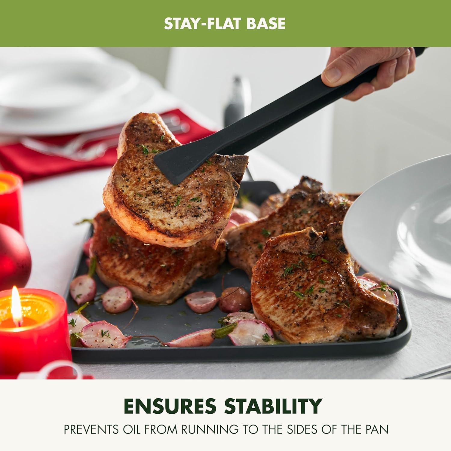 GreenPan Valencia Pro Ceramic Nonstick 22 Piece Cookware Set, Hard Anodized PFAS-Free Pots & Pans, Induction Ready, Compatible on All Cooktops, Dishwasher Safe, Oven Safe to 600F, Gray - Image 11