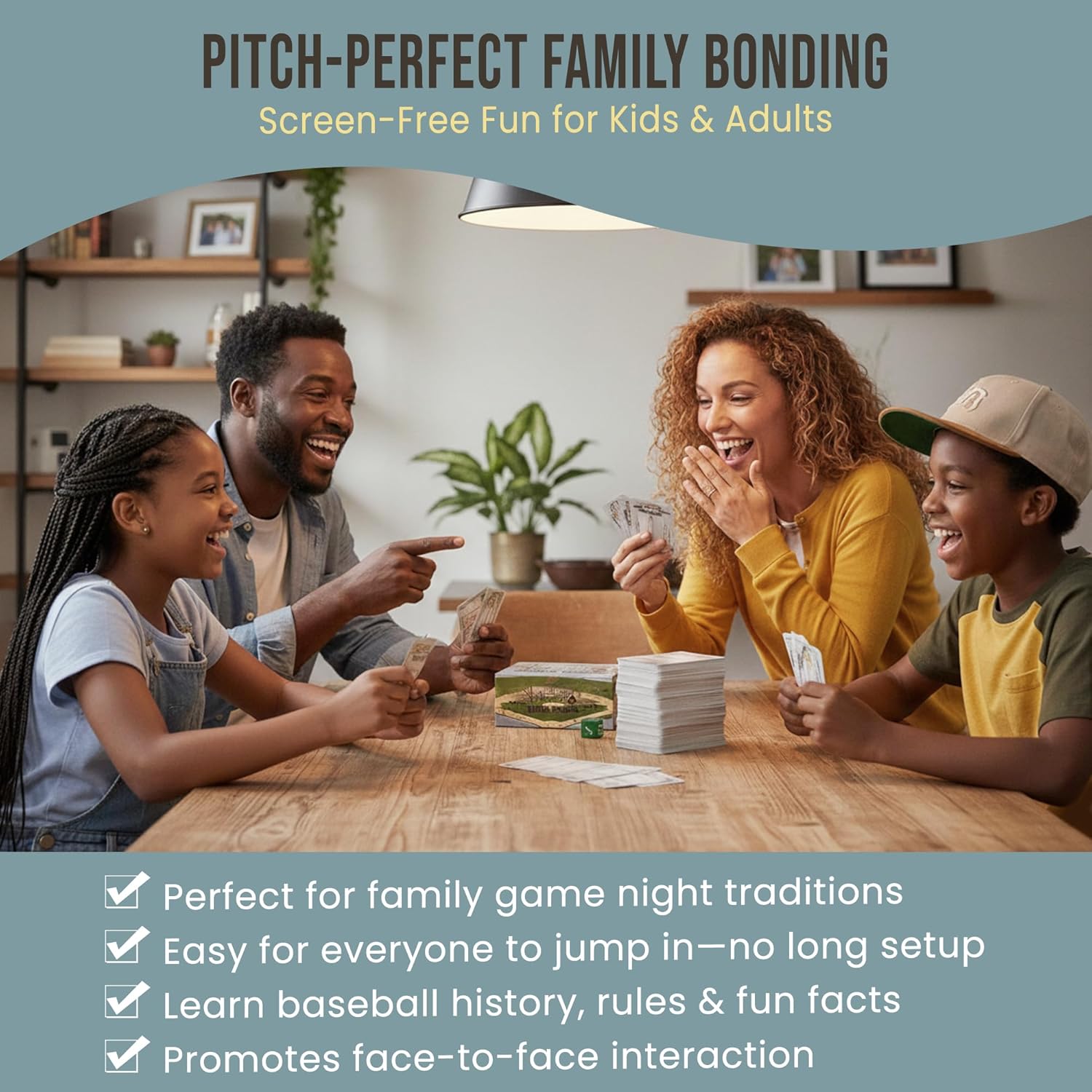 Grandma Smiley's Baseball Gifts for Kids 8-12, Trivia Game Edition, Sports Games, 500 Trivia Cards, Baseball Card Game, Games for Kids and Adults Ages 10 and Up - Image 3