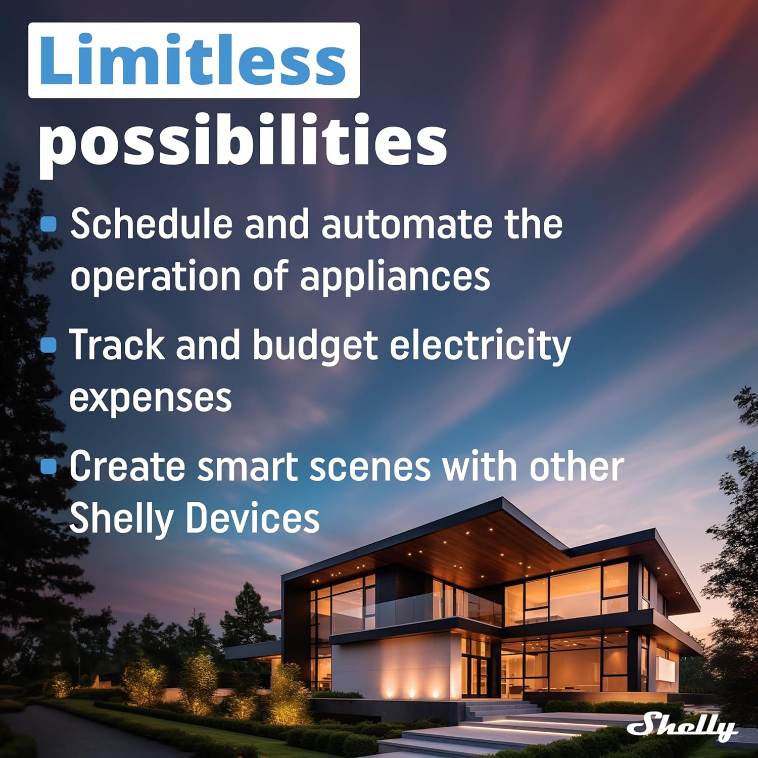 Shelly Wave Plug US LR | Z-Wave Long Range Smart Plug with Power Monitoring 15 A | Home Automation | iOS Android App | Low Power Consumption | Smart Schedules & Scenes | Bulletproof Security - Image 4