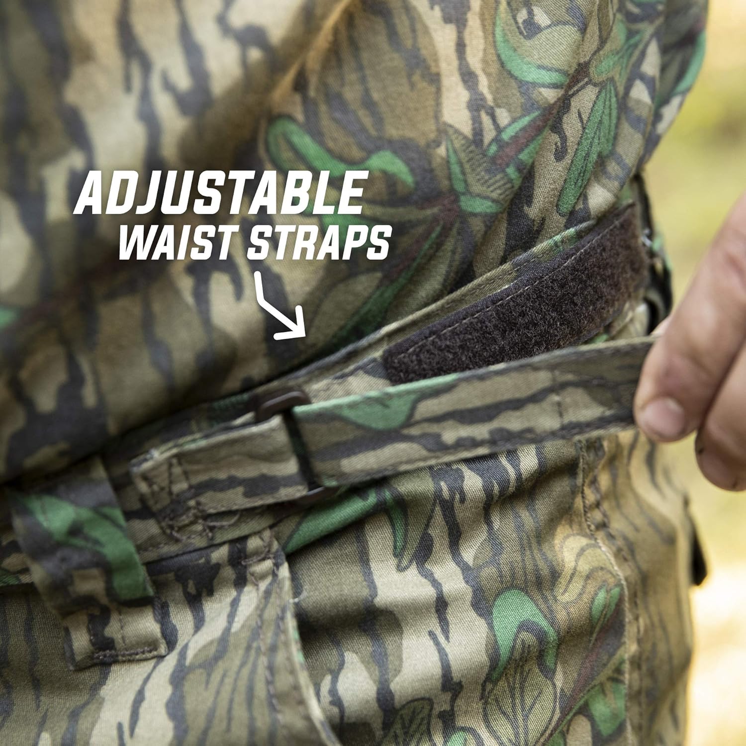 Mossy Oak Men's Hunting Pants Camo Cotton Mill Flex - Image 5