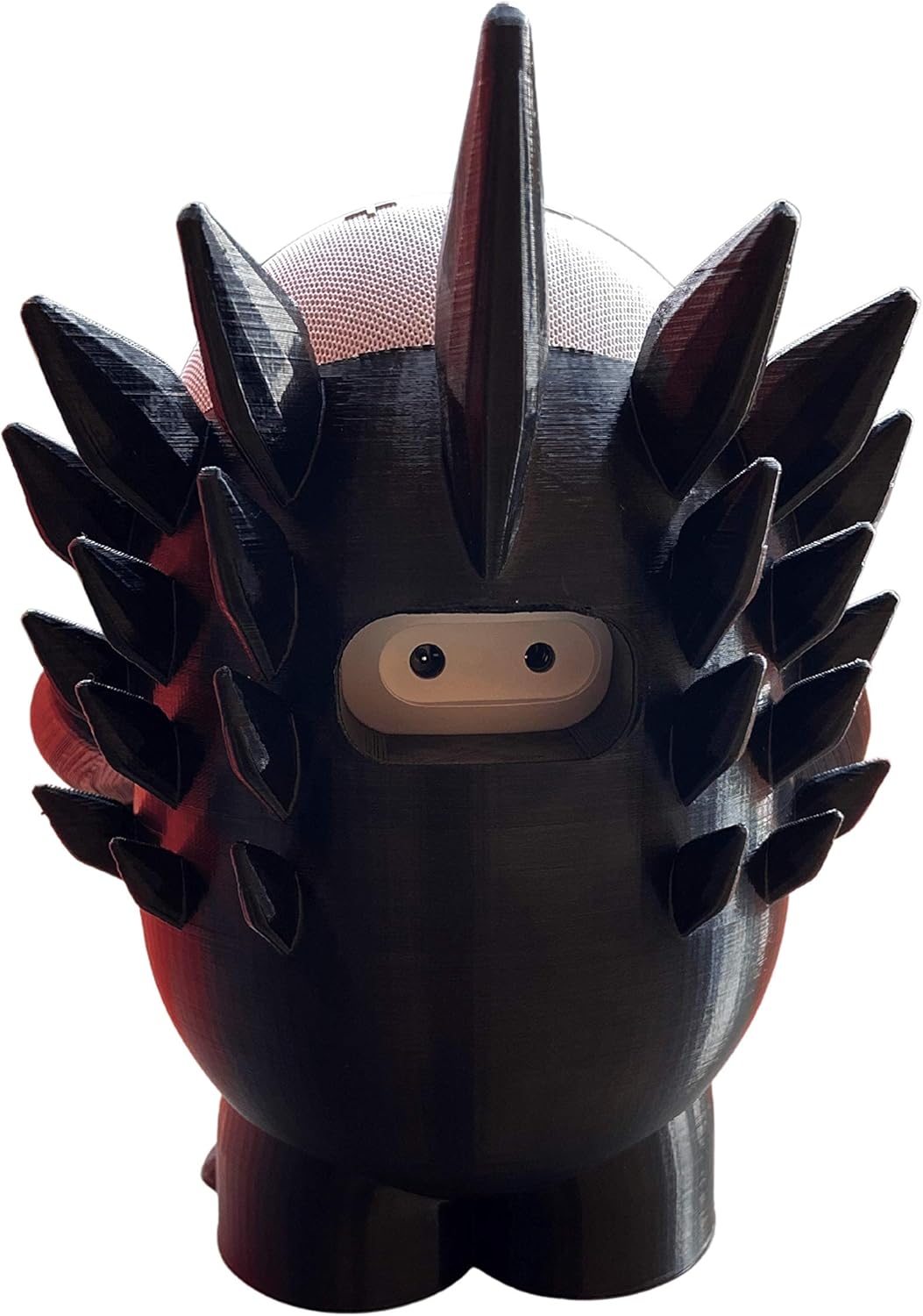 Splin Table Stand Holder Compatible with Amazon Alexa Smart Speaker Echo Dot (4th and 5th gen.) and Apple HomePod Mini, Echosaurus Style (Black) - Image 4