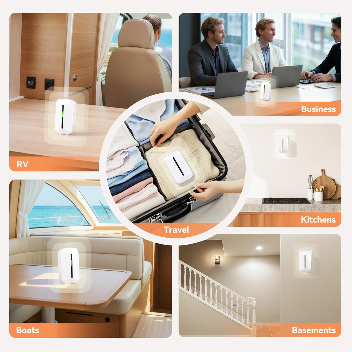 Jemay Carbon Monoxide Detector Plug in,10 Year Battery Power Carbon Monoxide Alarm with Test-Button & Breathing Light, Portable CO Detectors for Travel Home Office RV Hotel,1 Pack - Image 7