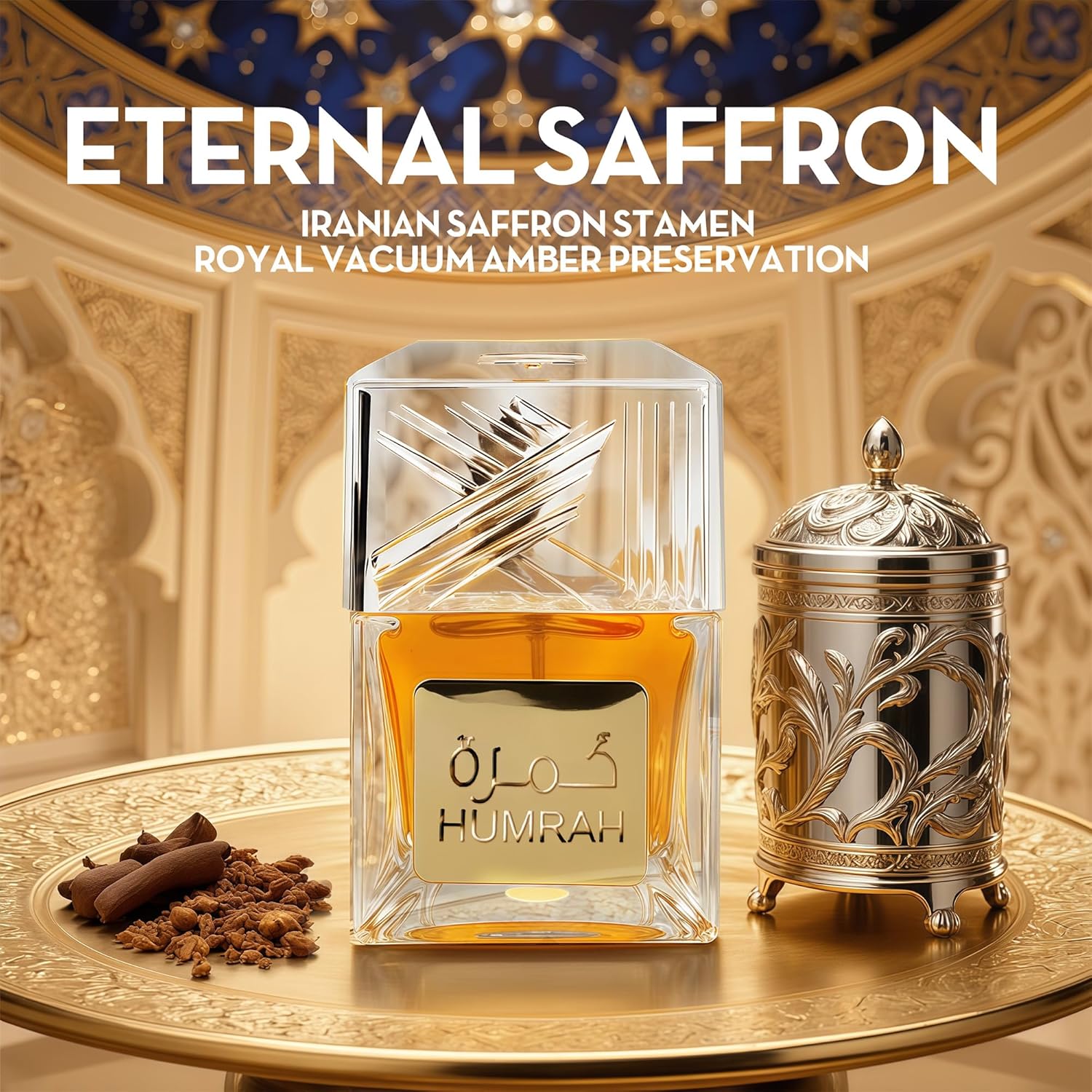 Men/Women Cologne Humrah Unisex Perfume 100ml Eau de Parfum - Oriental, Spicy, Wood, Gourmand, Amber Wood Scent for Women & Men Daily Use - Image 2