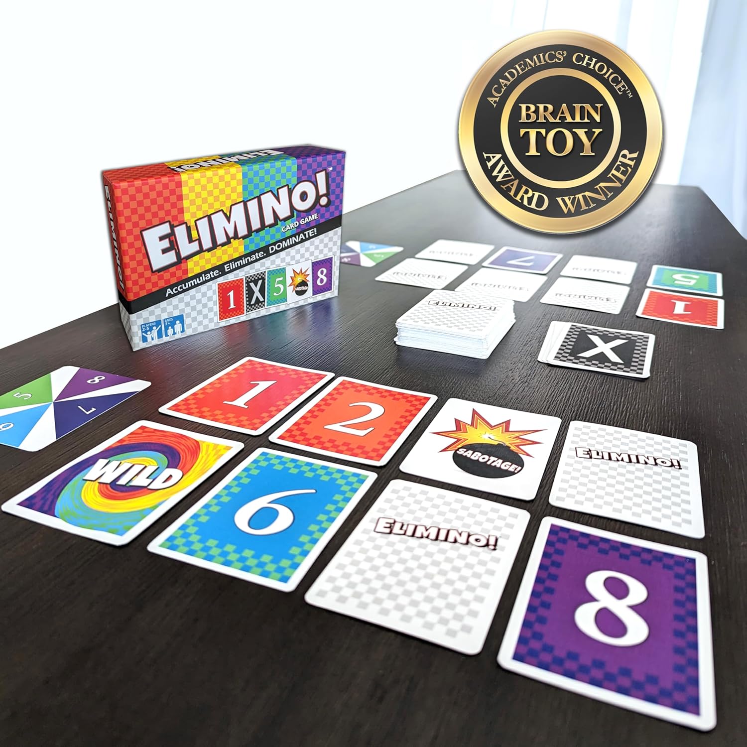 Elimino Family Card Game – Fast & Simple Gameplay That Brings Everyone Together | Easy to Learn, Ages 7+, Great for Kids, Parents & Grandparents - Image 2