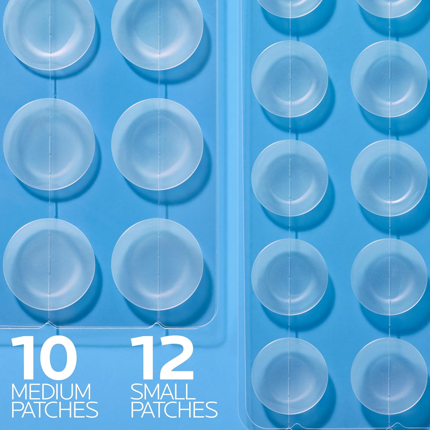 La Roche-Posay Effaclar Multi-Target Blemish Patches, Hydrocolloid Pimple Patches For Face Shields, Targets & Absorbs, Suitable Under Makeup, 22 Patches, 12 Small Size & 10 Medium Size - Image 7