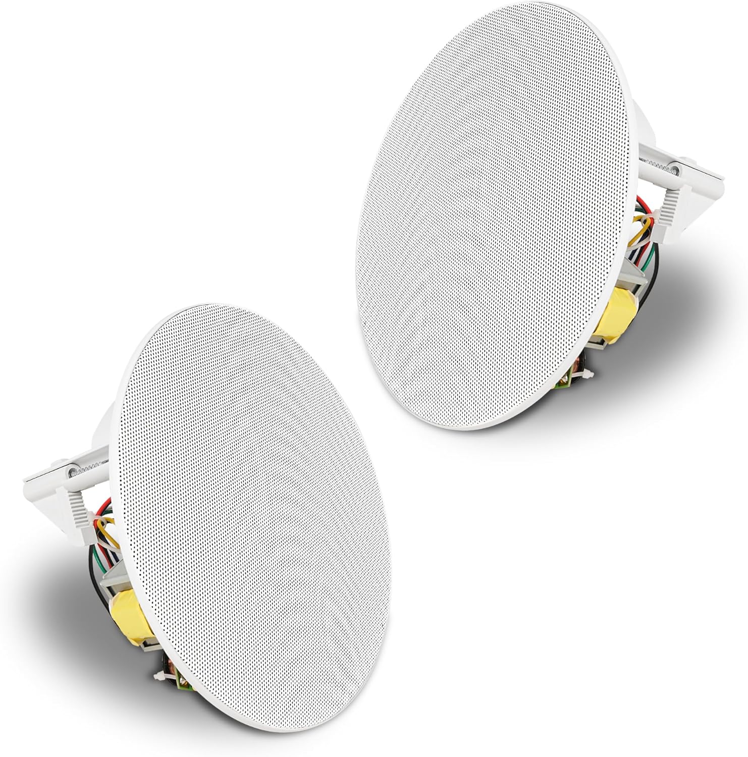 Sound Town Commercial Restaurant Bluetooth Amplifier + in-Ceiling Speaker Set, with One 6-Zone 70V/100V Amplifier with Bluetooth, 12 x Two-Way 6.5-Inch in-Ceiling Speakers, White (PAC180X12CS6N) - Image 4