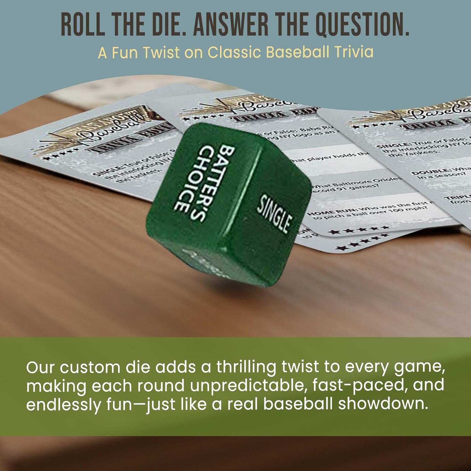 Grandma Smiley's Baseball Gifts for Kids 8-12, Trivia Game Edition, Sports Games, 500 Trivia Cards, Baseball Card Game, Games for Kids and Adults Ages 10 and Up - Image 4