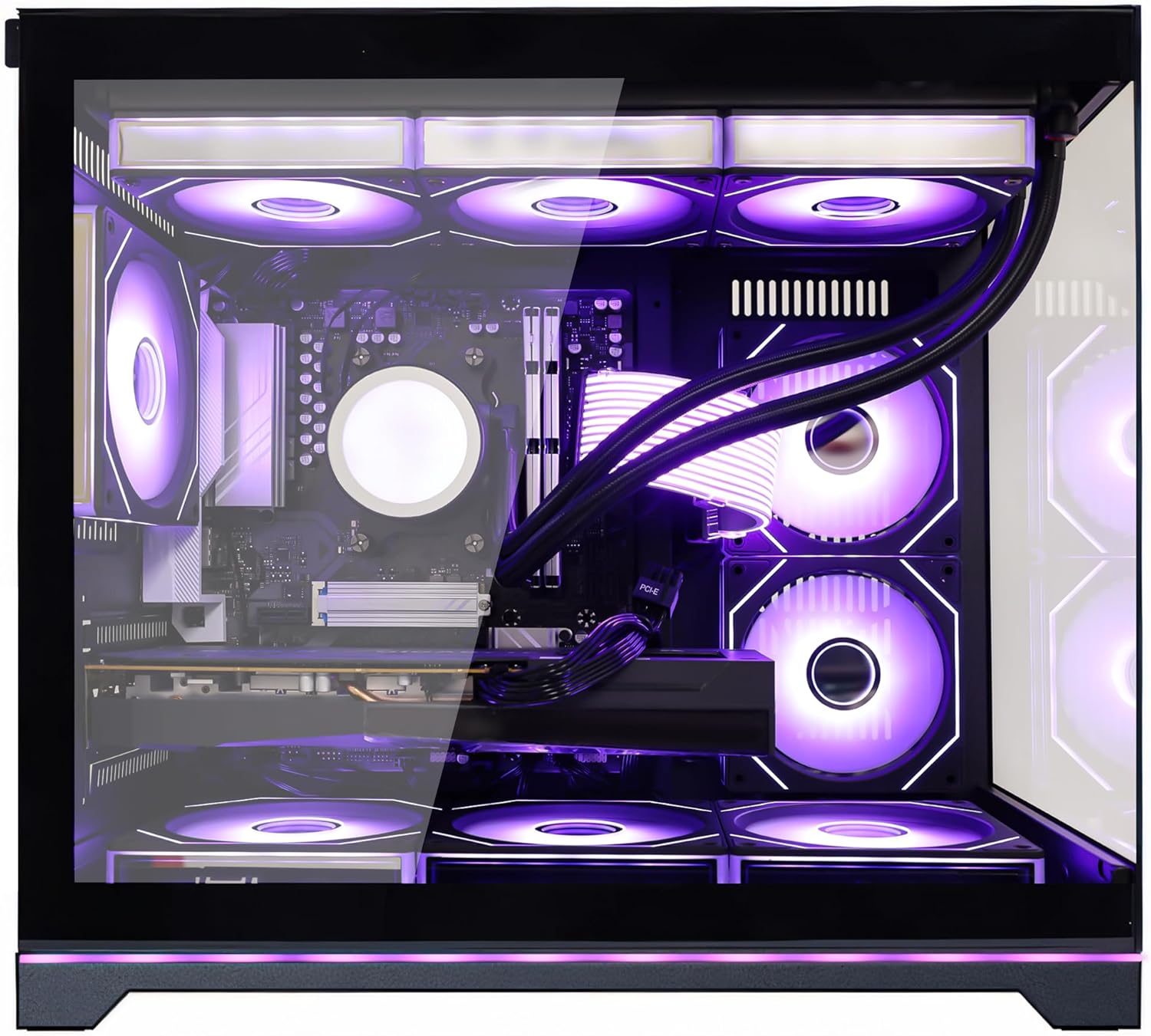 Ocean Park Black Gaming PC Gamer Desktop Computer, AMD Ryzen 7 9800X3D 8-Core 4.7GHz, RTX 5070 TI 16GB, 32GB DDR5, 1TB PCIe SSD, 850W PSU, 360mm ARGB AIO, WiFi + BT Ready, Pre-installed Windows 11 - Image 4