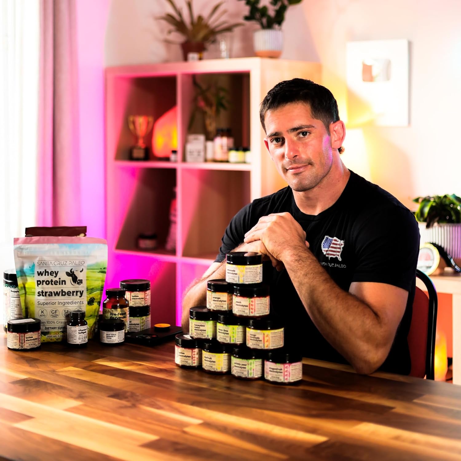 Santa Cruz Paleo Whey Protein Powder, Strawberry, 20g Grass Fed Whey Protein Isolate Per Serving, Gluten Free, Keto, Sugar Free, Paleo, Natural, Post Workout Muscle Support, 20 Servings, 1.2lb Bag - Image 4