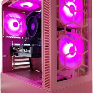 Computer Gaming Desktop Gaming PC RTX 5060 AMD Ryzen 7 with 4.6Ghz Turbo + 32GB RAM + 1TB Solid State Drive SSD M2 NVME Plug and Play Windows 11 Pro Midtower System