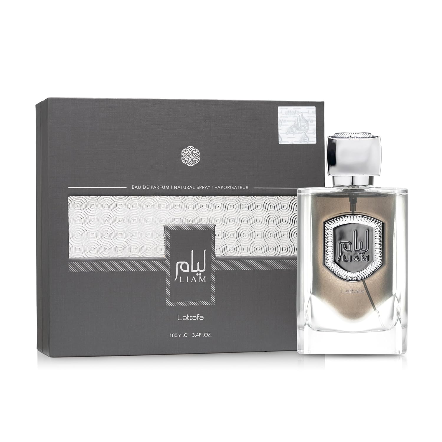 Lattafa Liam Grey Eau de Parfum Spray for Unisex, 3.4 Ounce - Image 3
