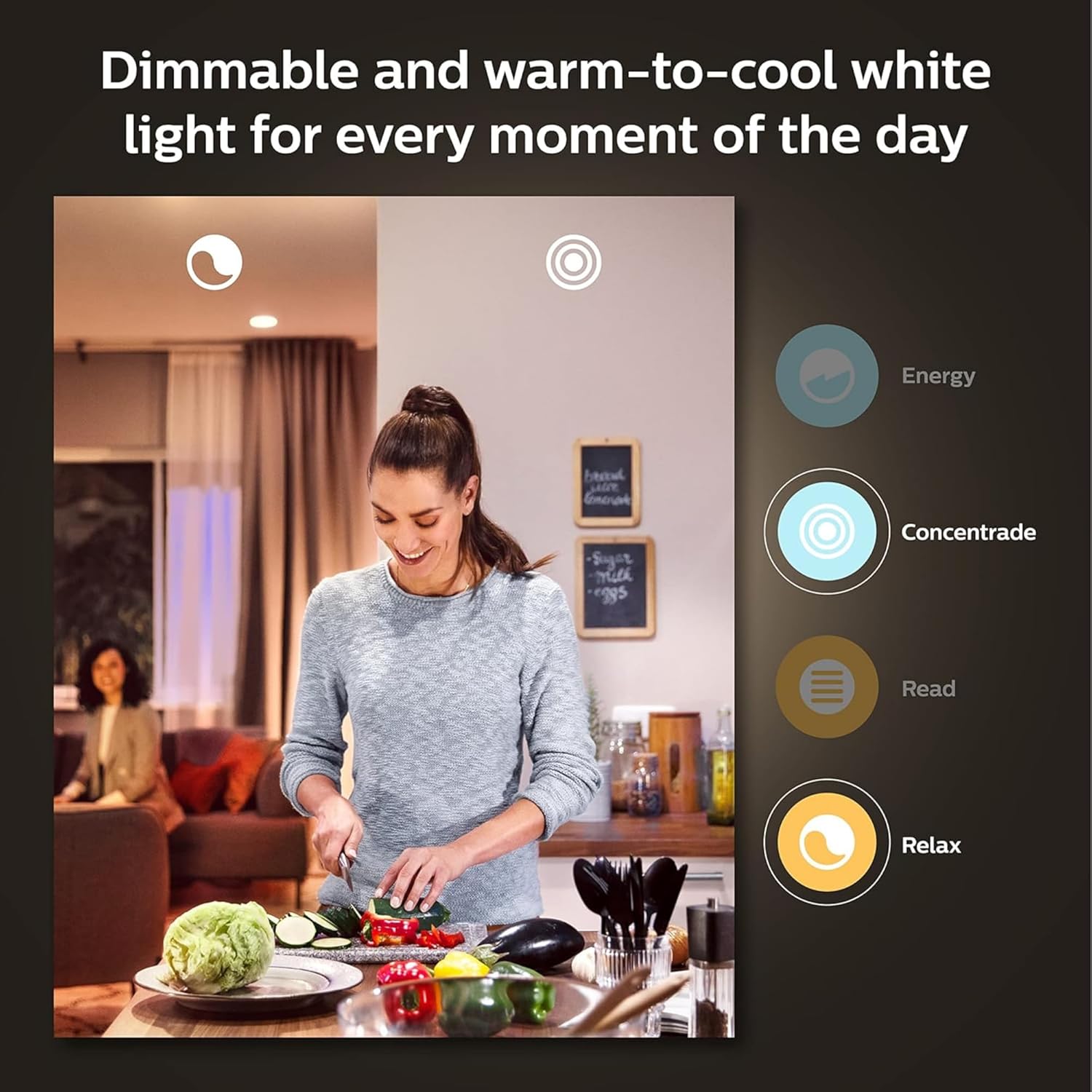 Philips Hue 75W A19 White and Color Ambiance LED Smart Color-Changing Bulb - Pack of 4 - E26 Indoor - Control with Hue App - Compatible with Alexa, Google Assistant, and Apple Homekit - Image 4