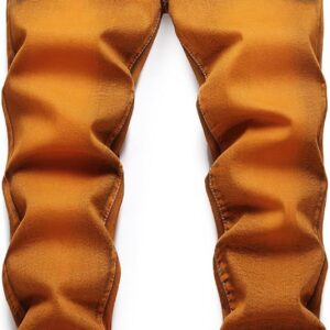 Men’s Slim Fit Stretch Jean Blue Or Black Comfortable Soft Ripped Pants Demin