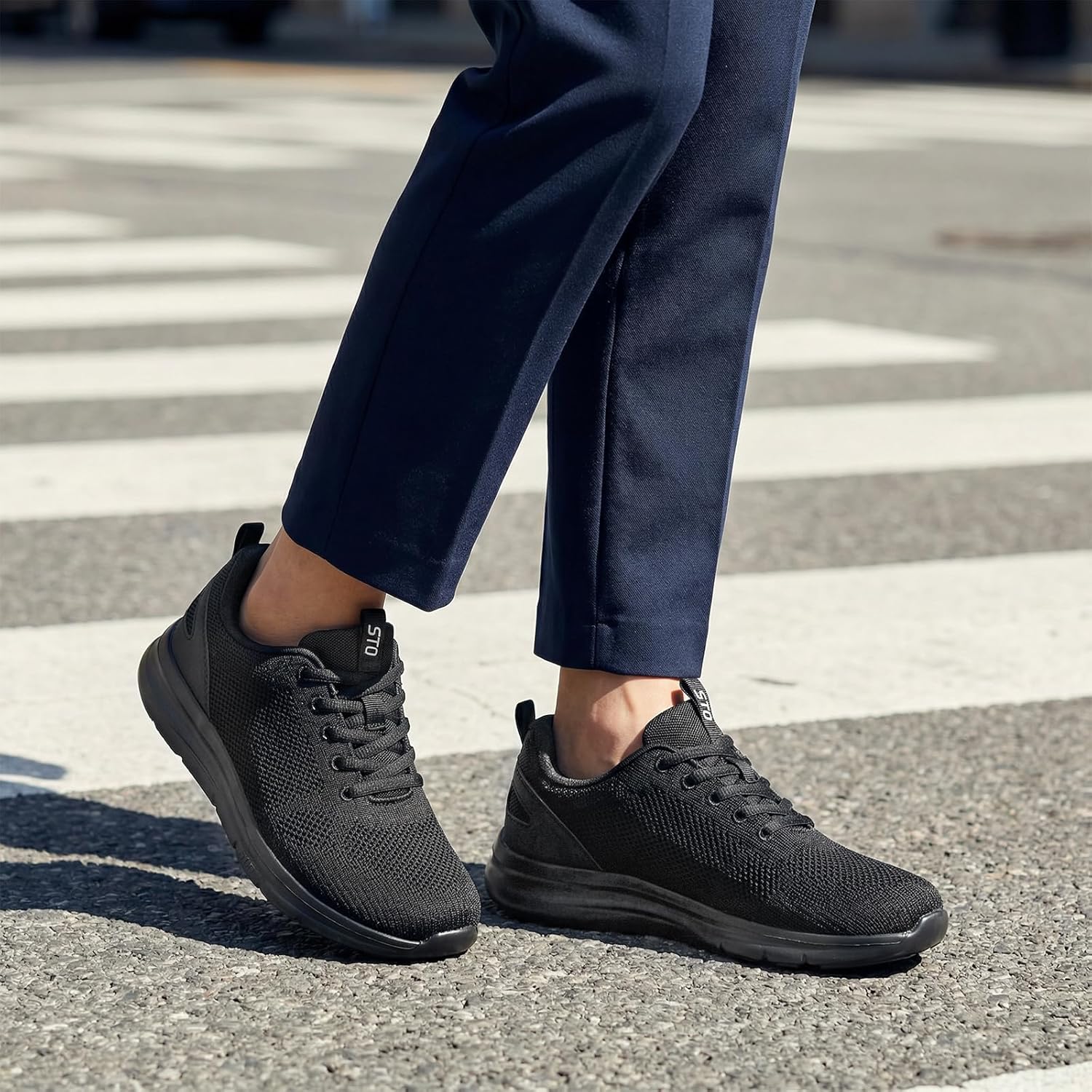 STQ Wide Toe Box Walking Shoes Women Orthopedic Swollen Feet Diabetic Tennis Running Sneakers for Plantar Fasciitis Arch Support Bunions - Image 3