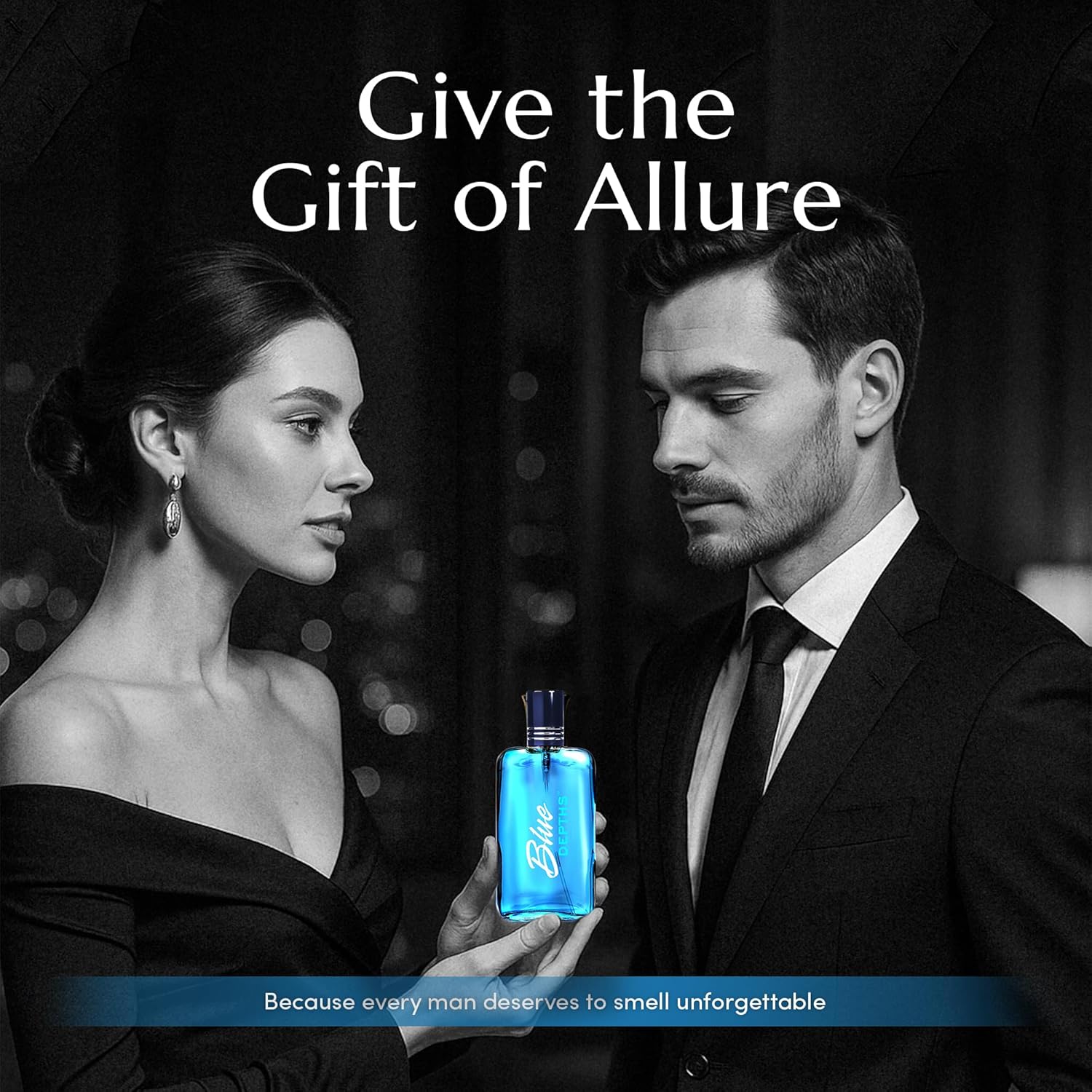 PB ParfumsBelcam Blue Depths Eau de Toilette Fragrance Spray - 3.4 Fl Oz. Fresh Aquatic Cologne for Men with Crisp Citrus, Warm Musk & Amber Scent, Crafted with Premium Oils for Day & Night Use - Image 6