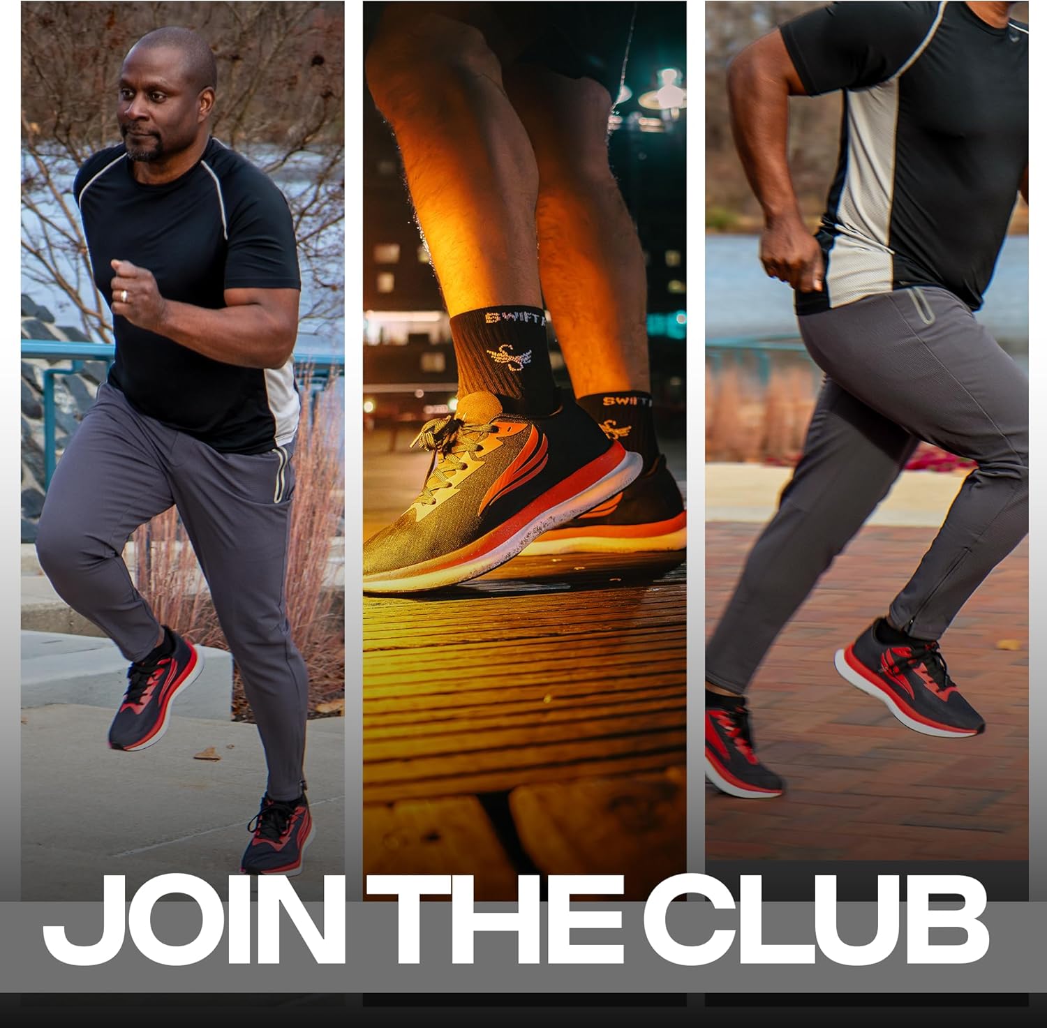 Swift Running EQUUS Men’s Carbon Fiber Running Shoes with High Cushion, Responsive Midsole - Image 2