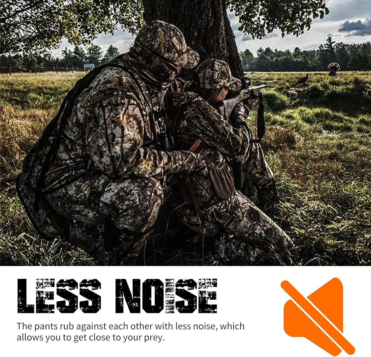 Hunting Pants for Men Camouflage Clothing Gear Windproof Fleece Lined for Winter - Image 7