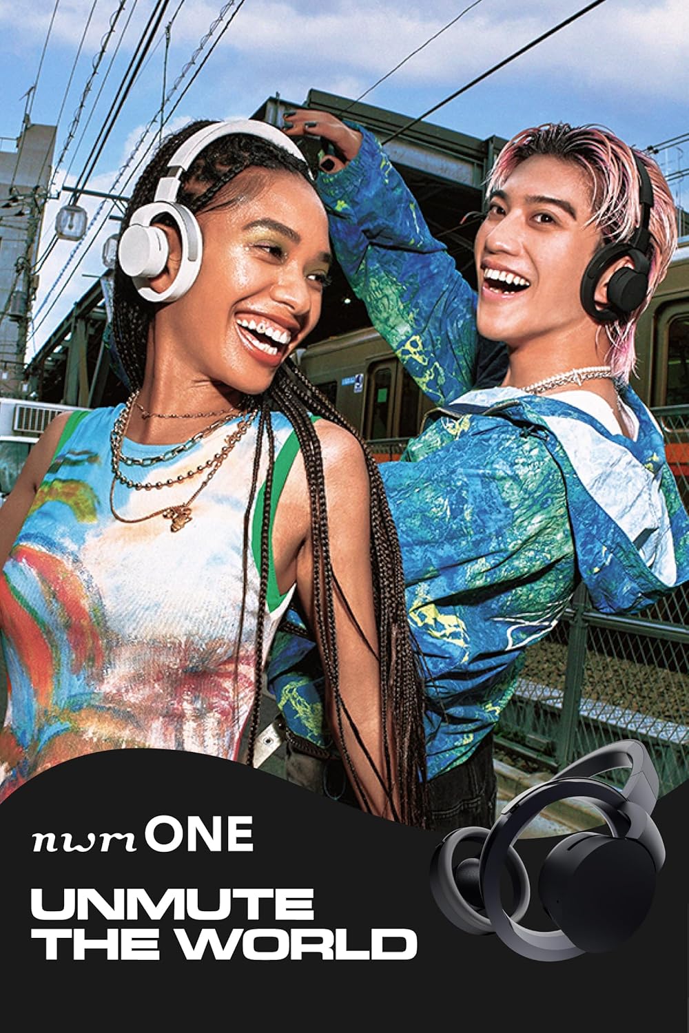 nwm ONE Wireless Open-Ear Headphones | Prevents Sound Leakage with PSZ Technology (Bone Conduction Alternative) | Bluetooth 5.3 | Multipoint | 20-Hour Battery Life with Microphone | Light Gray - Image 2