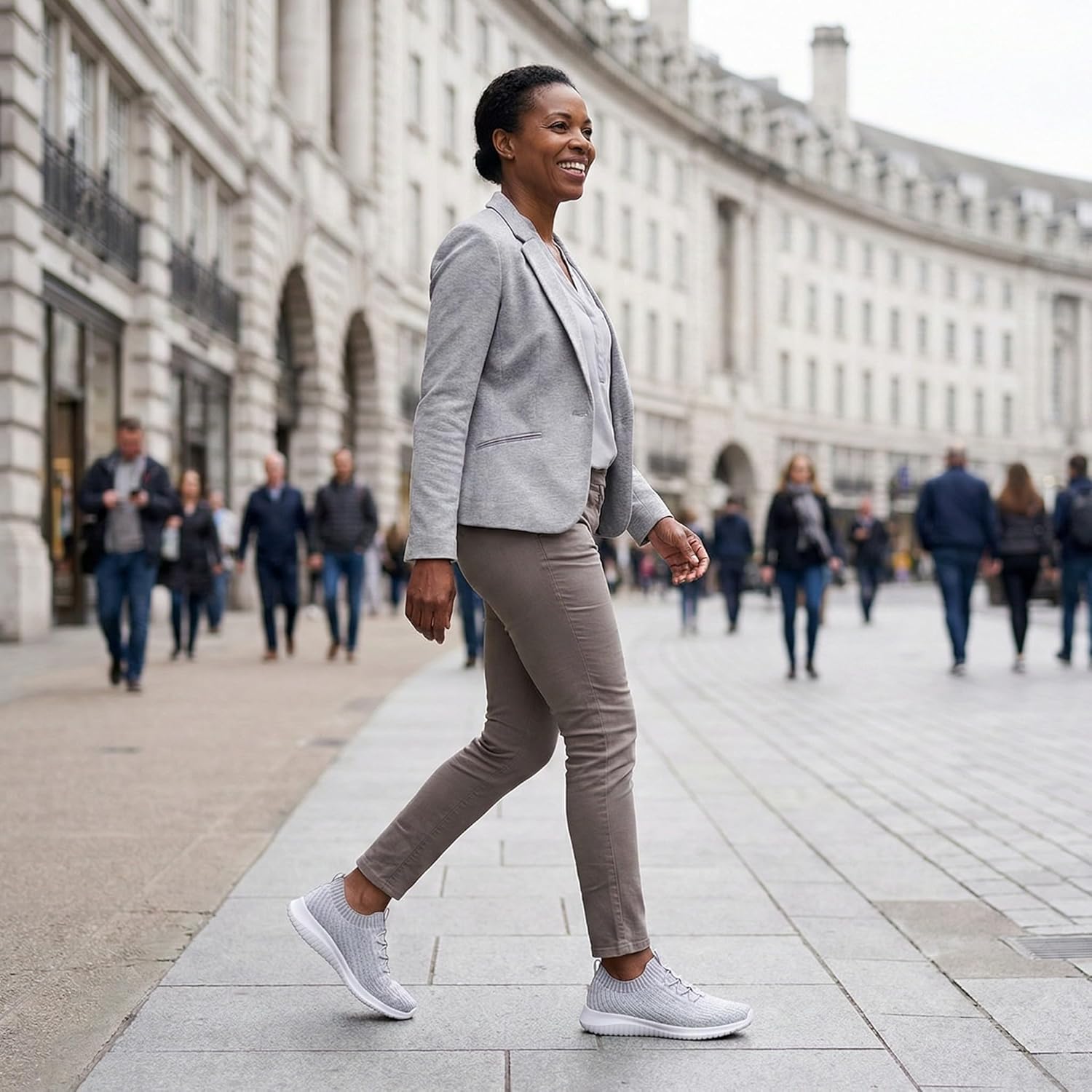 TIOSEBON Women's Slip On Walking Shoes Lightweight Casual Running Sneakers - Image 6