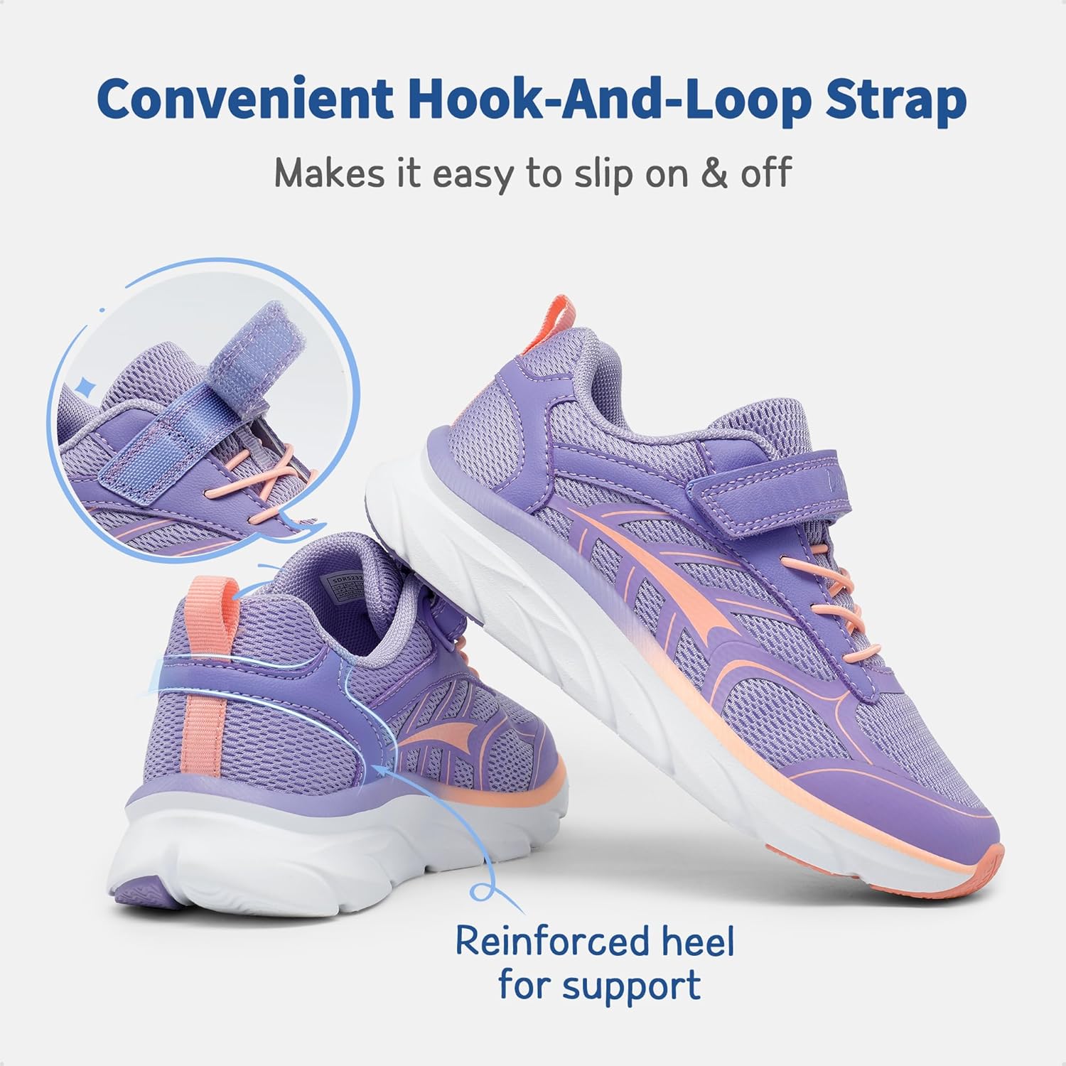 DREAM PAIRS Boys Girls Sneakers Kids Tennis Running Shoes EZ-ONs EZ-Plays Athletic Sport Gym Lightweight Breathable Shoes - Image 2