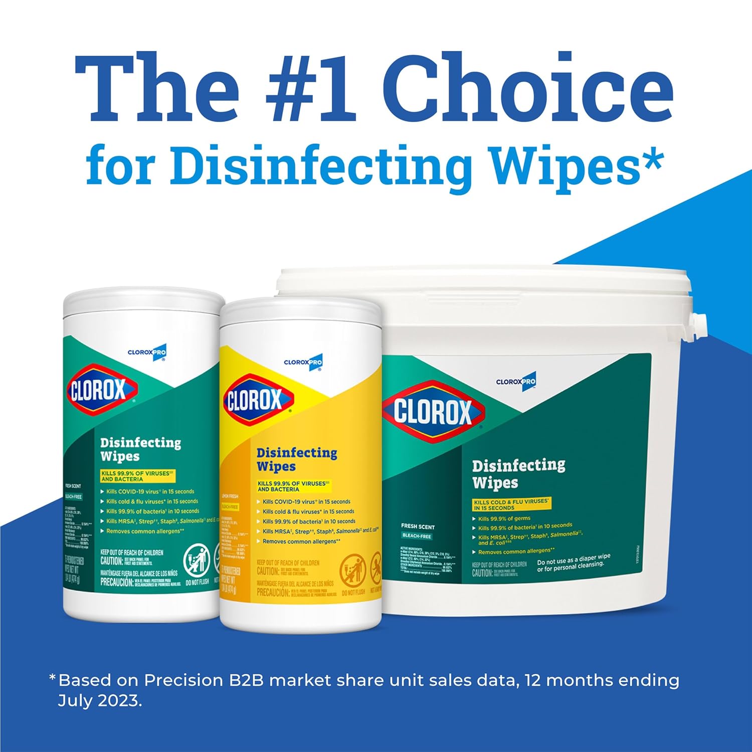 CloroxPro Clorox Disinfecting Wipes, Fresh Scent, 700 Count - Image 4
