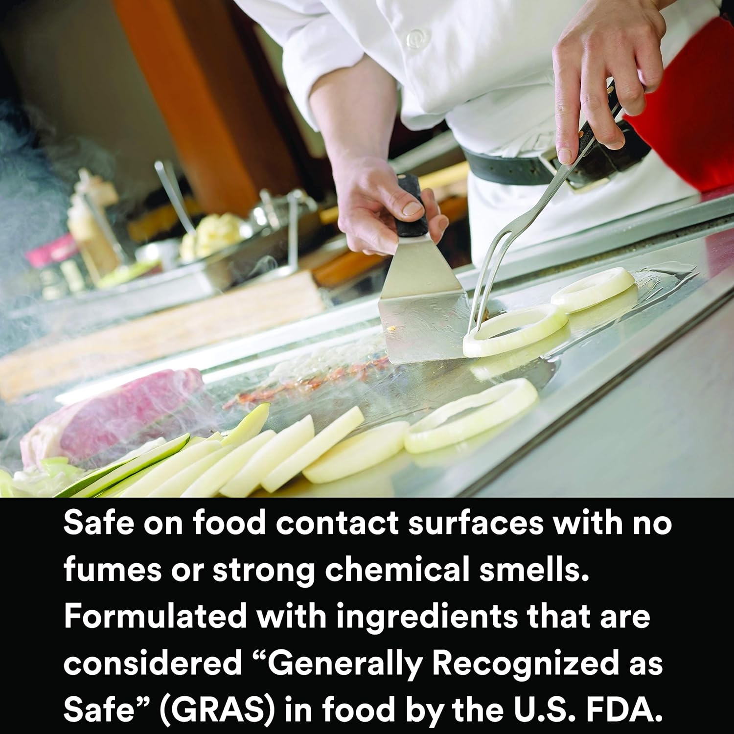 3M H-701-32OZ Scotch-Brite Griddle Cleaning, Quick Clean Liquid 701, 4 Quarts, Heavy Duty, Cleans in 3-5 Minutes, For Baked On Food and Cooking Oils, Use on Hot or Cool Griddle - Image 4